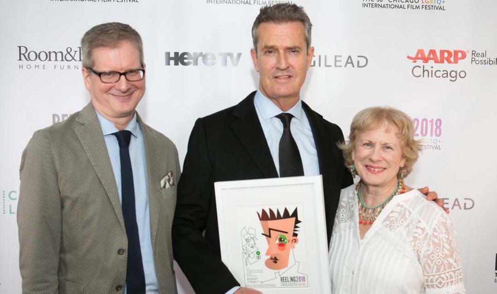 MORE FESTIVAL HIGHLIGHTS British actor-writer-director Rupert Everett was in attendance for the Chicago Premiere of The Happy Prince on September 27.