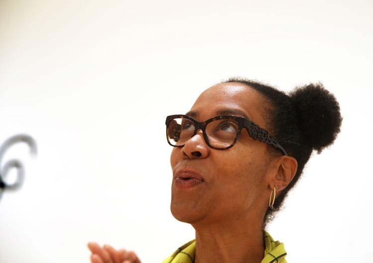 Sonya Clark s solo show is called Follicular: The