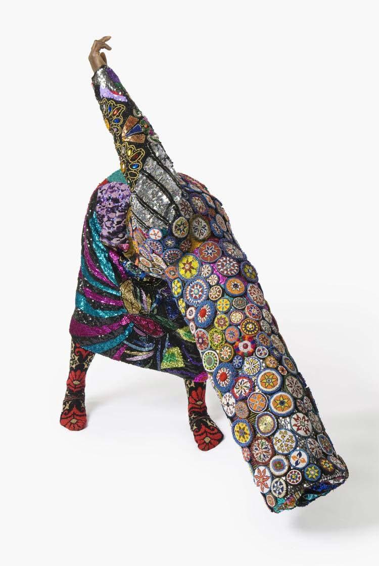 The opening of Nick Cave: Meet Me at the Center of the Earth at the Taubman Museum of Art in 2011 featured a