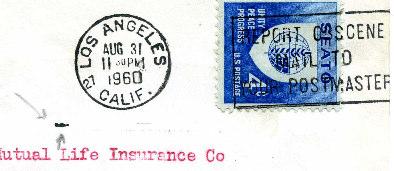 Figure 3, at left: KENT, OH / 44240 FEB 9 / AM / 19 74 With what appears to be a trail bar to the upper left of the postmark dial.