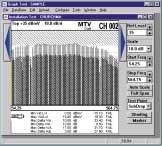 StealthWare Software Signal level measurements can be uploaded for storing, viewing, and printing.