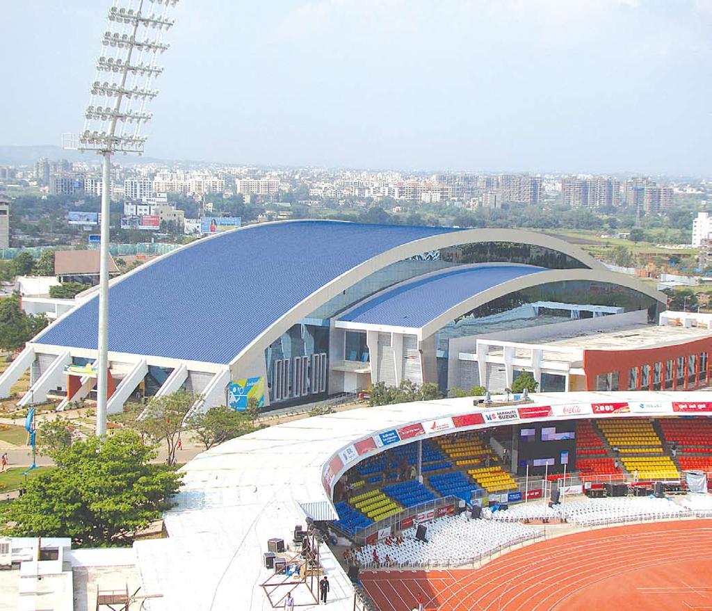 Balewadi Stadium, Pune Contemporary Aesthetics Durability Cool Comfort Assured Performance A surety of Genuineness Environment Friendly Note: 2018 Tata BlueScope Steel Ltd. All rights reserved.