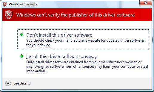 See Found New Hardware image. Insert the MultEQ Pro setup disc Select the option: Locate and install driver software (recommended).