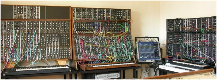 Yves wall of synthesizers! Therefore, yusynth.net is the site where I share all my SDIY (Synthesizer Do It Yourself).