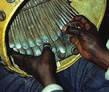 traditional kalimba in southern Africa.
