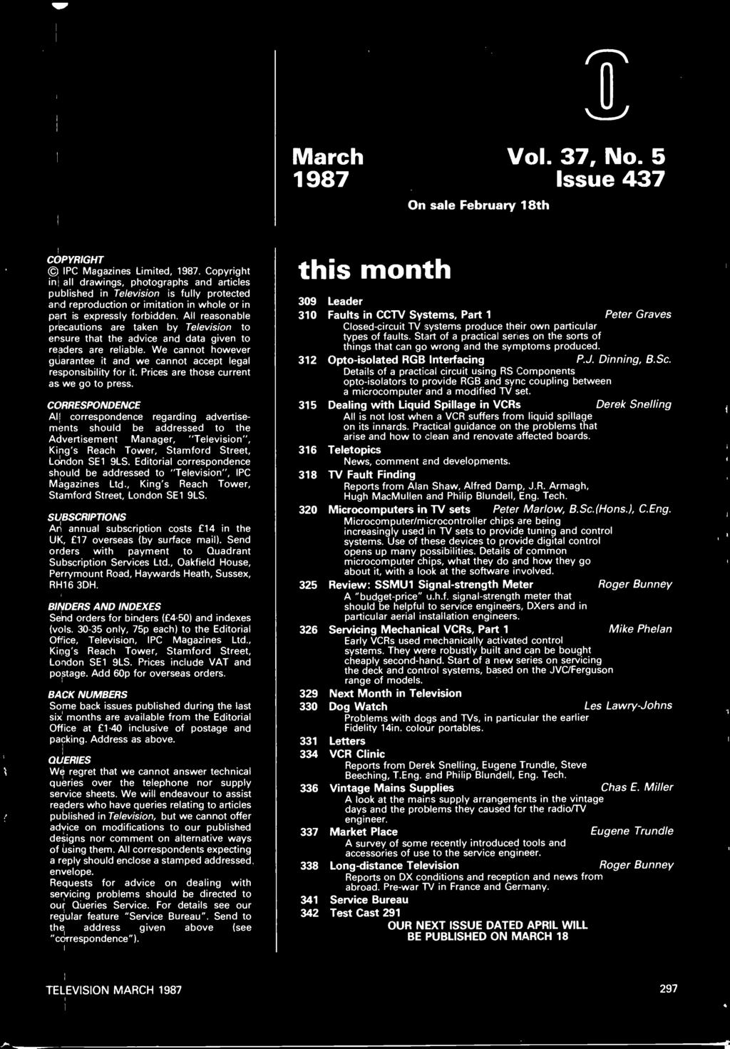 COPYRIGHT IPC Magazines Limited, 1987.
