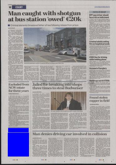 Limerick Leader Saturday City Saturday, 8 February 2014 Page: 12-9- Circulation: 14851 Area of Clip: 6800mm² IMRO gets injunction against Bourke's bar IMRO, the Irish Music Rights Organisation, was