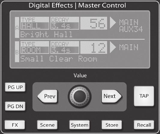 5.1 The Digital FX (Effects) Menu Overview Getting Started Hookup Controls Digital Effects Resources 5 Digital Effects 5.