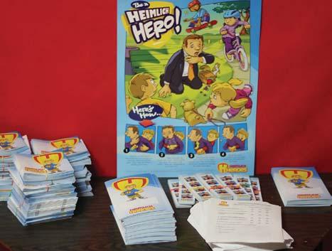 with Heimlich Heroes training reinforcement tools $597 provides 100 leaders with their Getting Started Packet (providing direction on how to have a successful