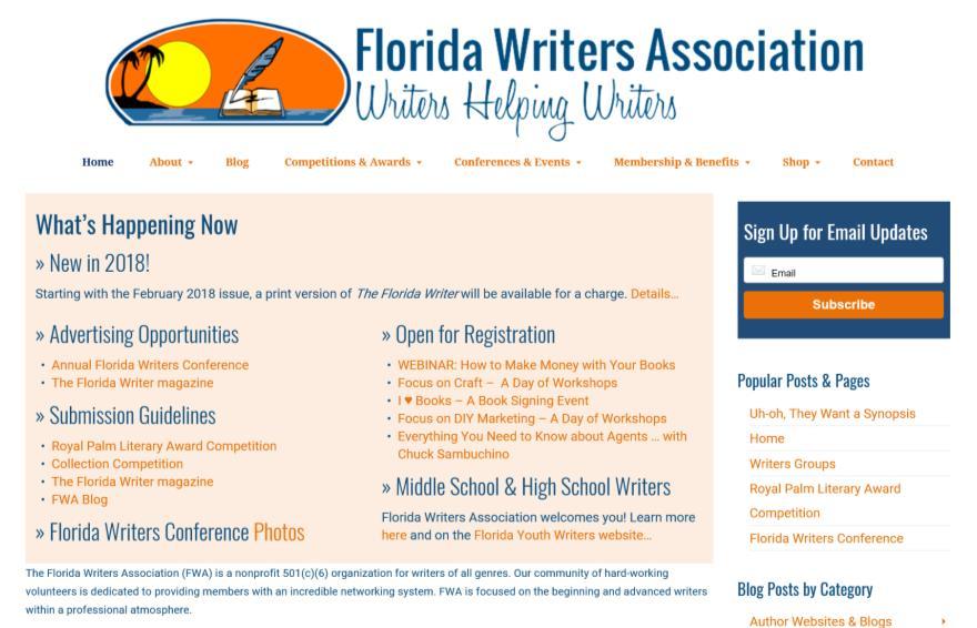 monthly magazine for Florida-based writers.