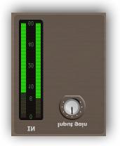 VTAPE SATURATOR 2.1 Parameters 2.1.1 Input section Input meter The input meter shows the peak level of the input signal before the Gain control.