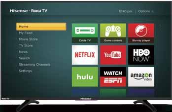 Connect your TV to the Internet to access thousands of streaming channels like Make any night a movie night Access more than 300,000* movies and TV episodes across major streaming services like