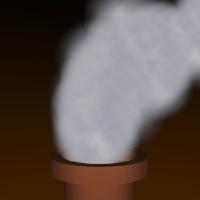 simulate realistic dynamical behaviour smoke synthesized with
