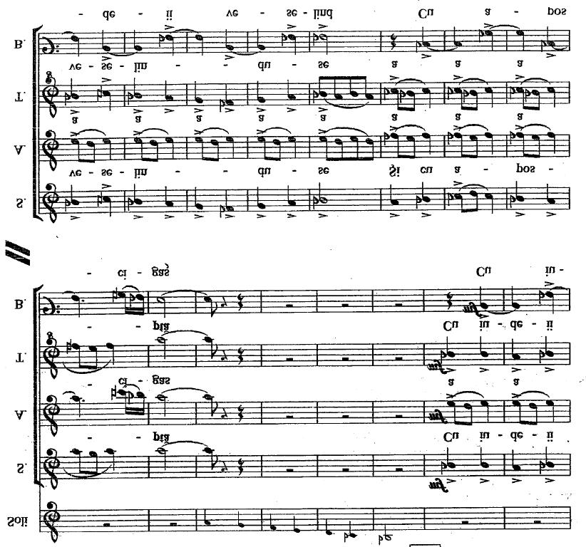 Musical particularities in Paul Constantinescu s Oratorios 297 None should come - Easter Oratorio (Ex.