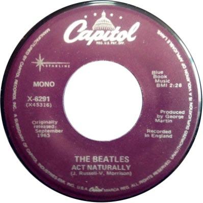 Label SL88 Capitol Star Line X-6291 Purple label with