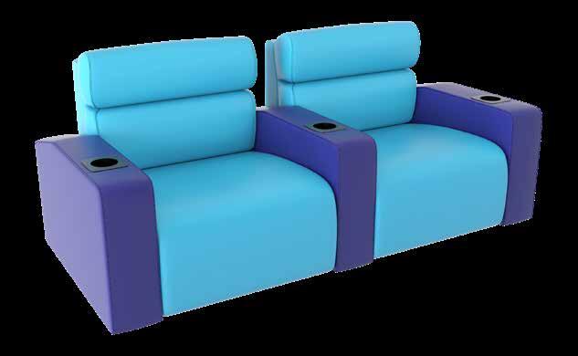 The kids in the cinema will love having a special place to sit that is all their own!