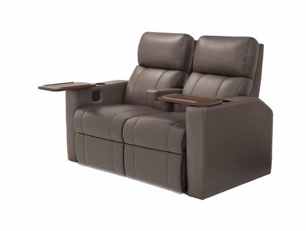 Turino Verona Dual Motor An opulent, fully-reclining cinema chair in a classic, quintessentially British design.