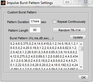 Randomly Generated Pattern The example above shows the results when the Random