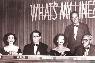 In the day when game shows were live, the tension on the set of What s My Line?