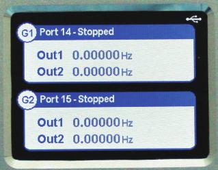 Please take a note for the corresponding port numbers for G1 and G2, which can be seen on the GX