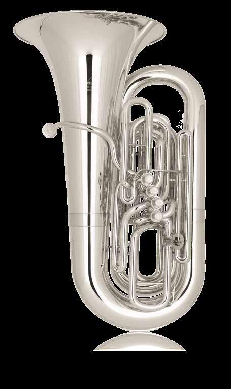 Bb Tuba 1291 (5/4 Size) 12 The Bb tuba 1291 by Miraphone is superb for large ensembles and big stages. Major concert halls are no match for the efficient sound projection of this 5/4 size tuba.