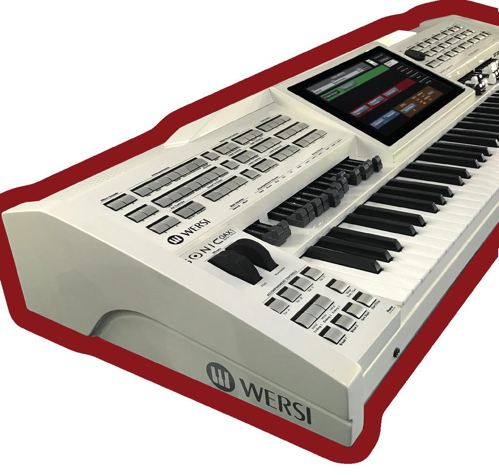 for some 15 years. We are proud to present the new WERSI OAX-1 keyboard to the UK.