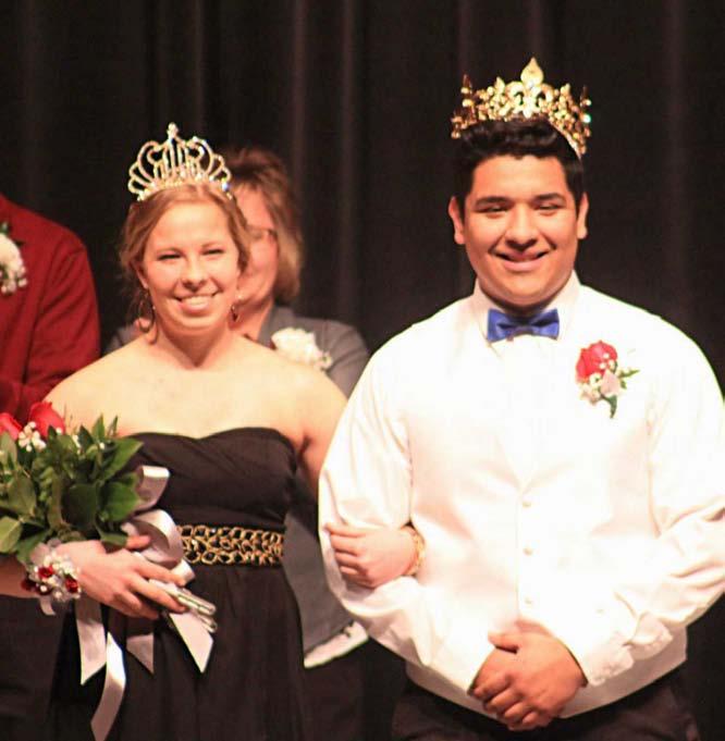 surprised to be," said Zarate. "I also like to thank the student body having me as king.