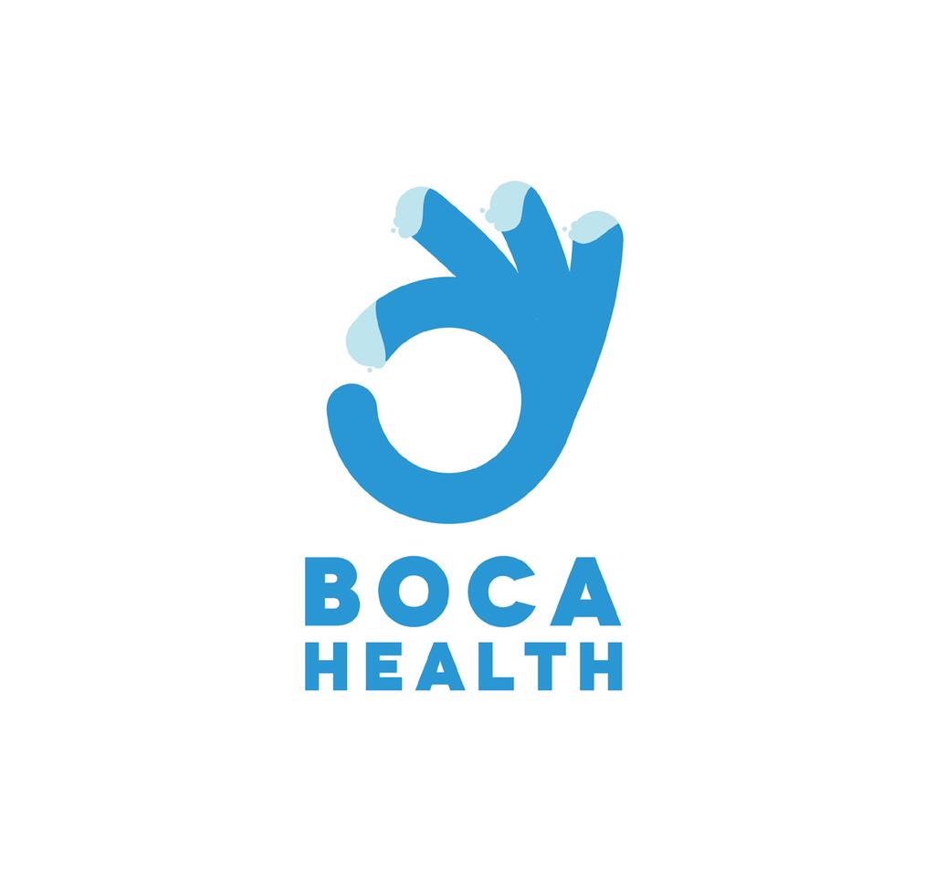 OLD VERSION PROBLEMS AND ISSUES The old version of BOCAhealth s logo presented a series of problems that affected its legibility, not allowing an optimal use at small sizes.