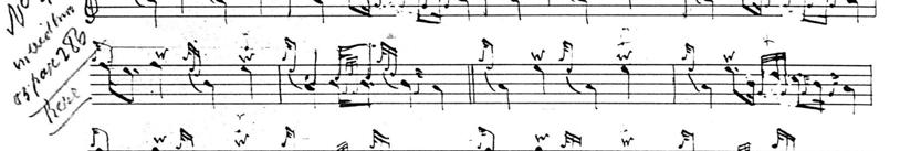 Commentary: There are three tunes which have received the "Corrienessan" title, only one of which concerns us here. There is a tune in David Glen's manuscript (ff.412-414, f.