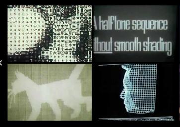 Comuter-generated video 1963-1st comuter generated film by