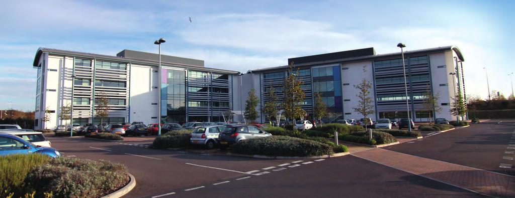 This headquats style office building has been designed to povide high quality office accommodation ov fou open plan floos, with each wing having its own sepaate entance, housing