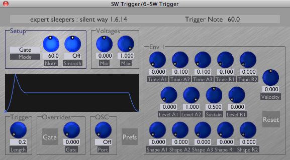 Silent Way Trigger Introduction Silent Way Trigger is a simple plug-in for generating a gate or envelope in response to an incoming MIDI note.