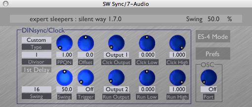 Silent Way Sync Introduction Silent Way Sync generates regular clock pulses or triggers, and in particular can generate a DINsync signal, suitable for synchronising certain old drum machines and