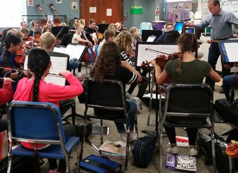 demonstrated musical concepts based on thematic material to classrooms throughout Utah in a variety of programs.