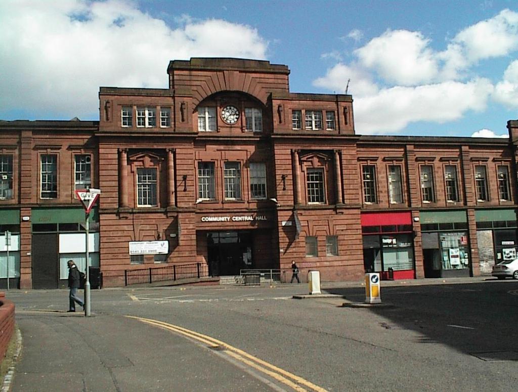 alterations, the building began to fulfil a new role as Community Central Hall, which, as a charitable trust, has served the community for over 40 years. The building is Grade C listed.