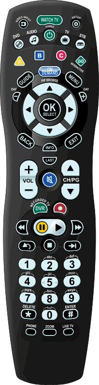 REMOTE QUICK GUIDE 8 2 7 10 12 16 23 24 26 19 4 6 14 22 27 1 gosemo Fiber Powered by SEMO Electric Cooperative 3 11 15 18 20 21 28 5 8 13 17 25 9 BUTTONS DESCRIPTIONS 1 POWER Switches the power
