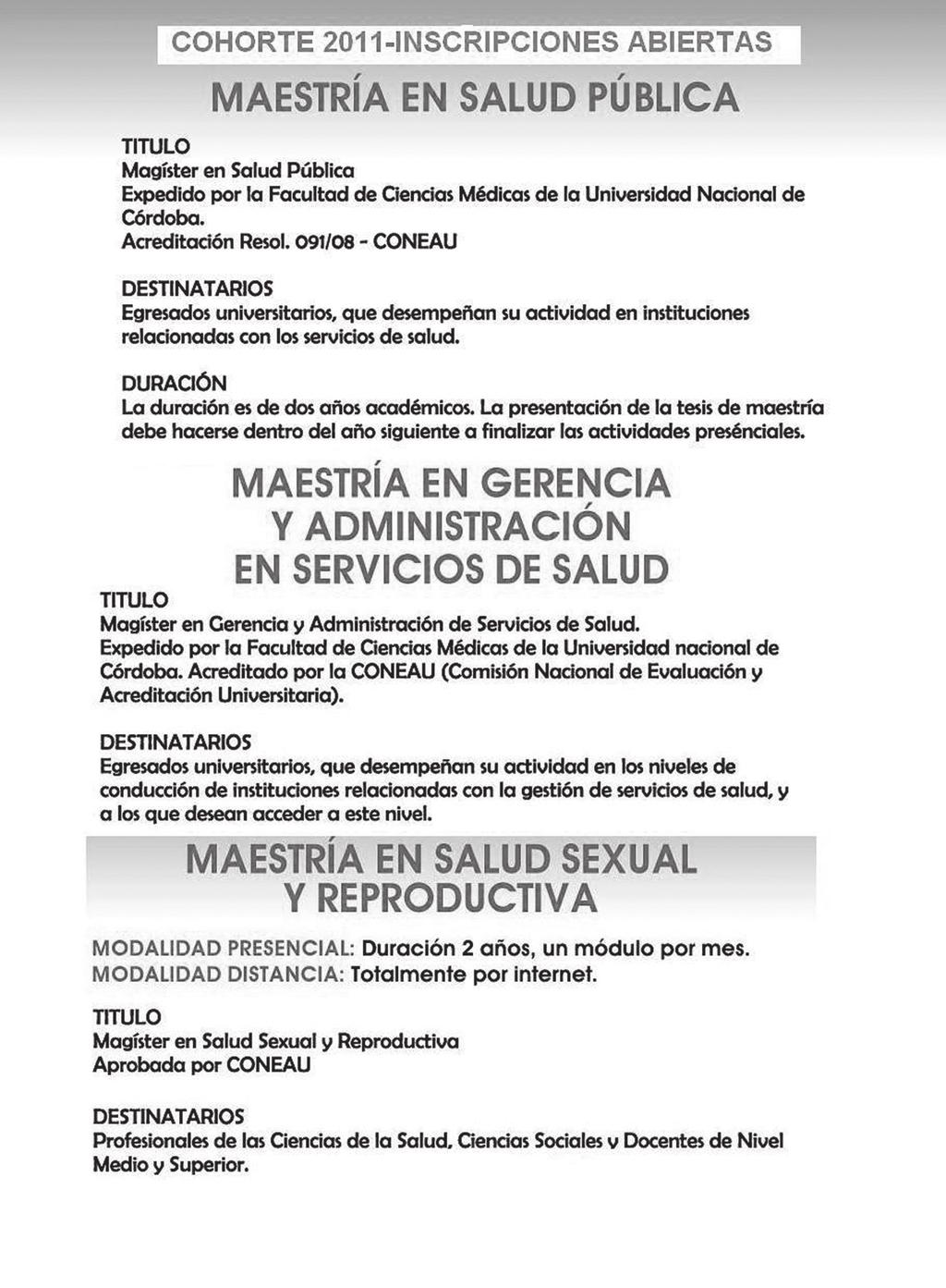 84 Revista de Salud Pública, (XIV) 2: 80-83, dic. 2010 dic. 2010 MANUSCRIPT SUBMISSION GUIDELINES INFORMES E INSCRIPCIONES Escuela de Salud Pública.
