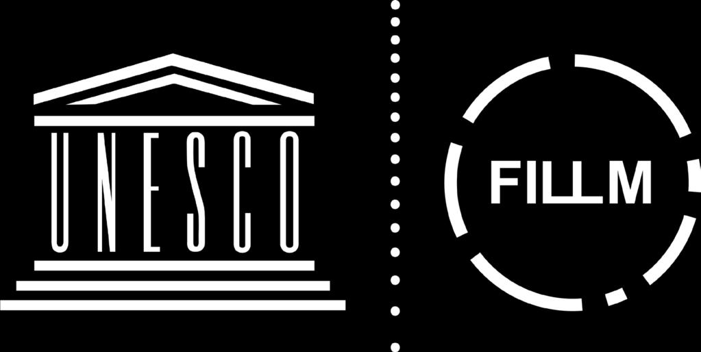 LOGO + UNESCO The FILLM logo should be the same height as the Temple in the UNESCO logo when used together.