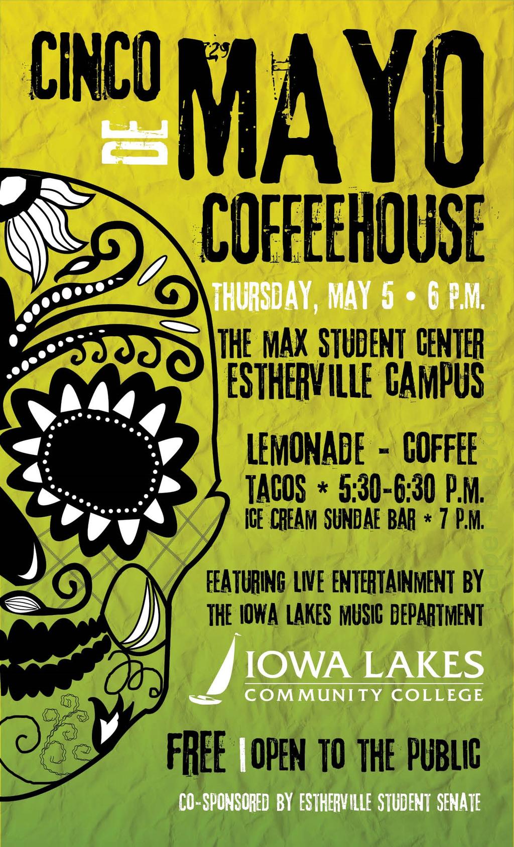 Graduating music students will be recognized and featured will be the Iowa Lakes jazz band, jazz singers, women s and men s ensembles and concert choir.