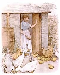 The Tale of Jemima Puddle-Duck By Beatrix Potter What a funny sight it is to see a brood of ducklings with a hen!