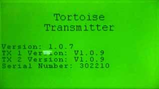 All control and setting of operating parameters for the TORTOISE TRANSMITTER are accomplished using the top-panel keypad/knob combination.