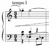 I, modal chord structures meas. 92 Fig. 6. Péter Vermesy Piano Sonatina, p.