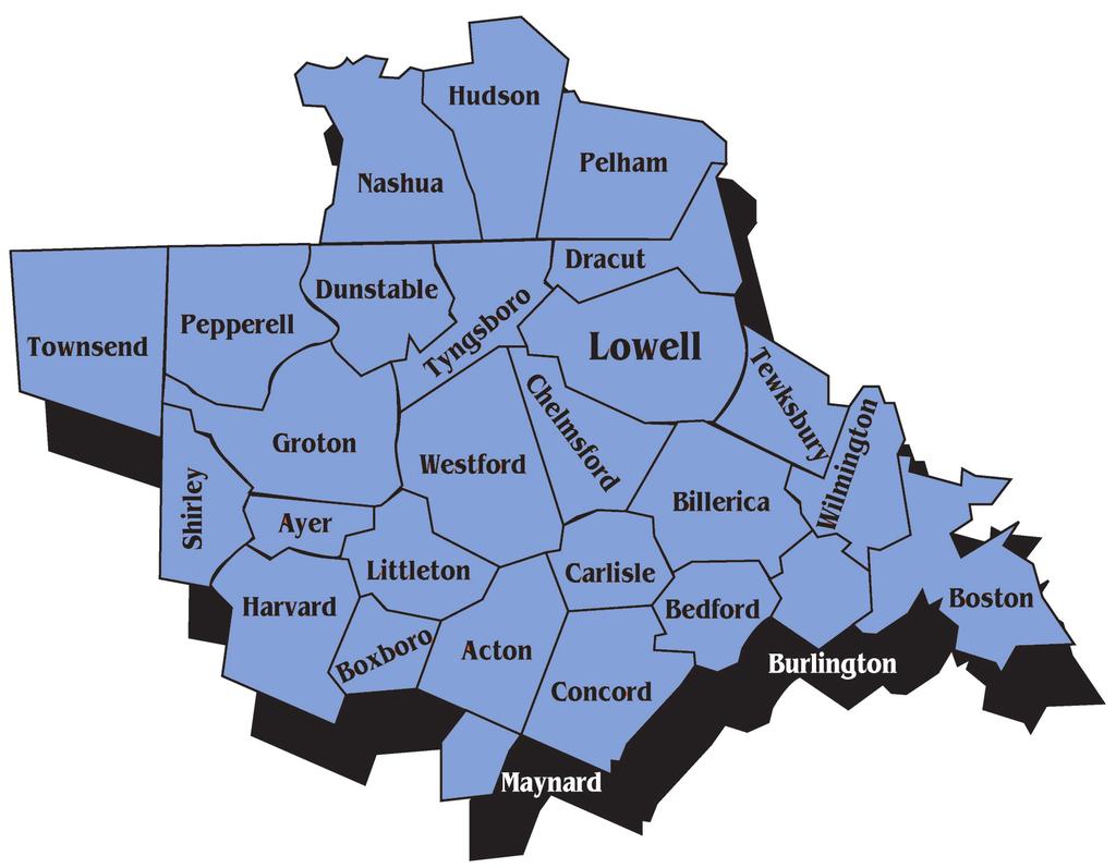 The Lowell Sun s primary market is a fast growing region of revitalized mill towns and New England villages.