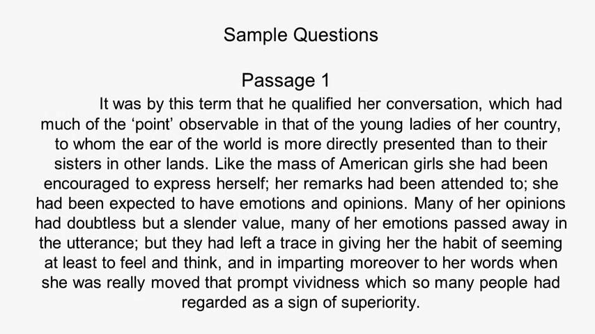 (Refer Slide Time: 07:02) It was by this term that he qualified her conversation, which had much of the point observable in that of the young ladies of her country.