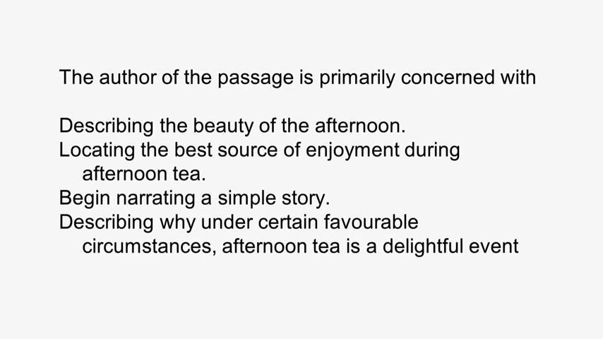(Refer Slide Time: 13:01) The author of the passage is primarily concerned with.what?