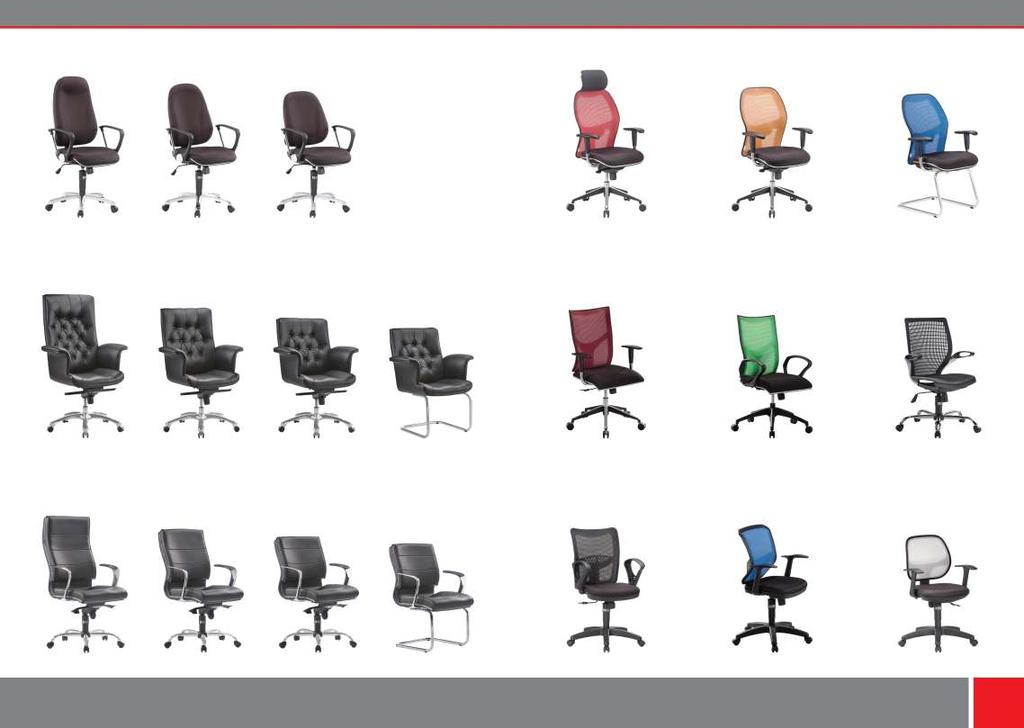 QC SERIES MESH SERIES R The Chair For Everyone QC 88 High Back Chair QC 66 Medium Back Chair QC 33 Low Back Chair MH 88 High Back Chair MH 66 Medium Back Chair MH 22 Visitor Chair UK SERIES UK 88