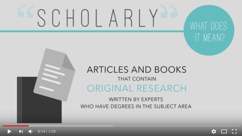 SCHOLARLY AND OTHER TYPES OF ARTICLES Reading a scholarly, peer-reviewed article is like joining a very long (sometimes ancient) and ongoing conversation.