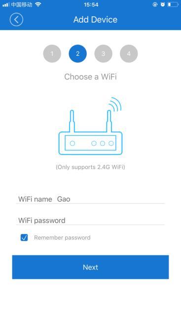 Operations of ewelink APP Add WiFi-RF Bridge to APP: 1. In a place where there is a wireless WIFI signal, turn on the WLAN function of the phone, select a wireless network and connect it. 2.