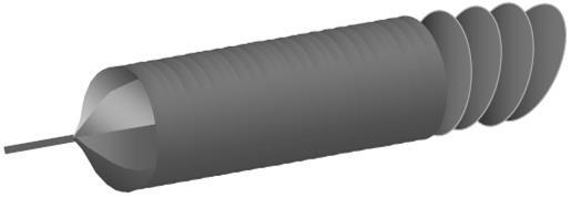 cylinder an Ingot 1-2 meter in