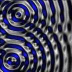 Even waves spread out in all directions, their energy dissipated uniformly throw a
